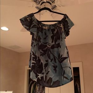 Floral off the shoulder top